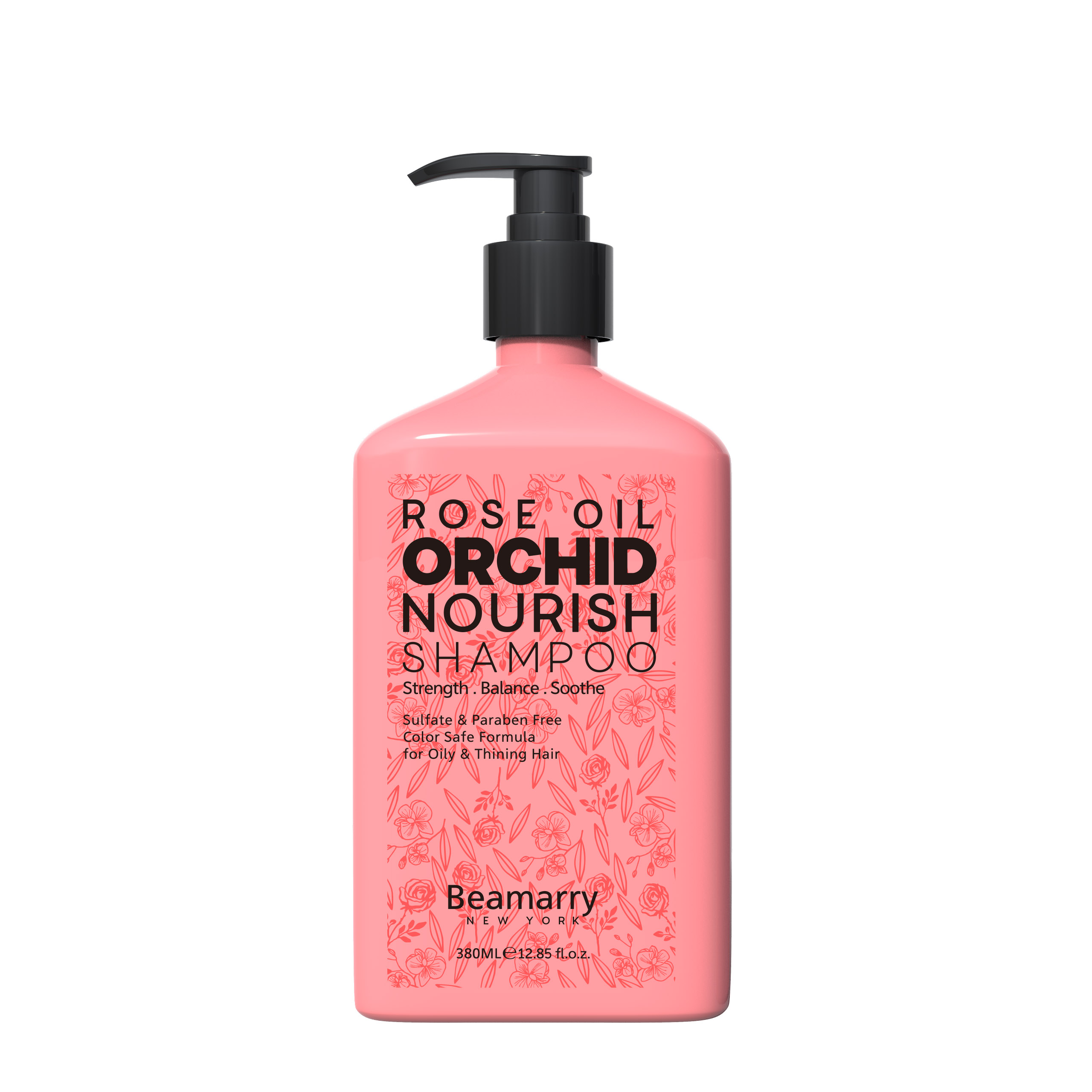 ROSE OIL ORCHID NOURISH – ШАМПОН ЗА МРСНА И ПРОРЕТЧЕНА КОСА  380МЛ