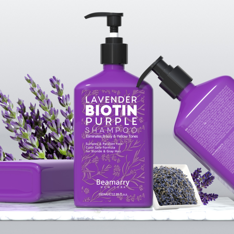 LAVENDER BIOTIN PURPLE СЕРИЈА ЗА РУСА И СЕДА КОСА